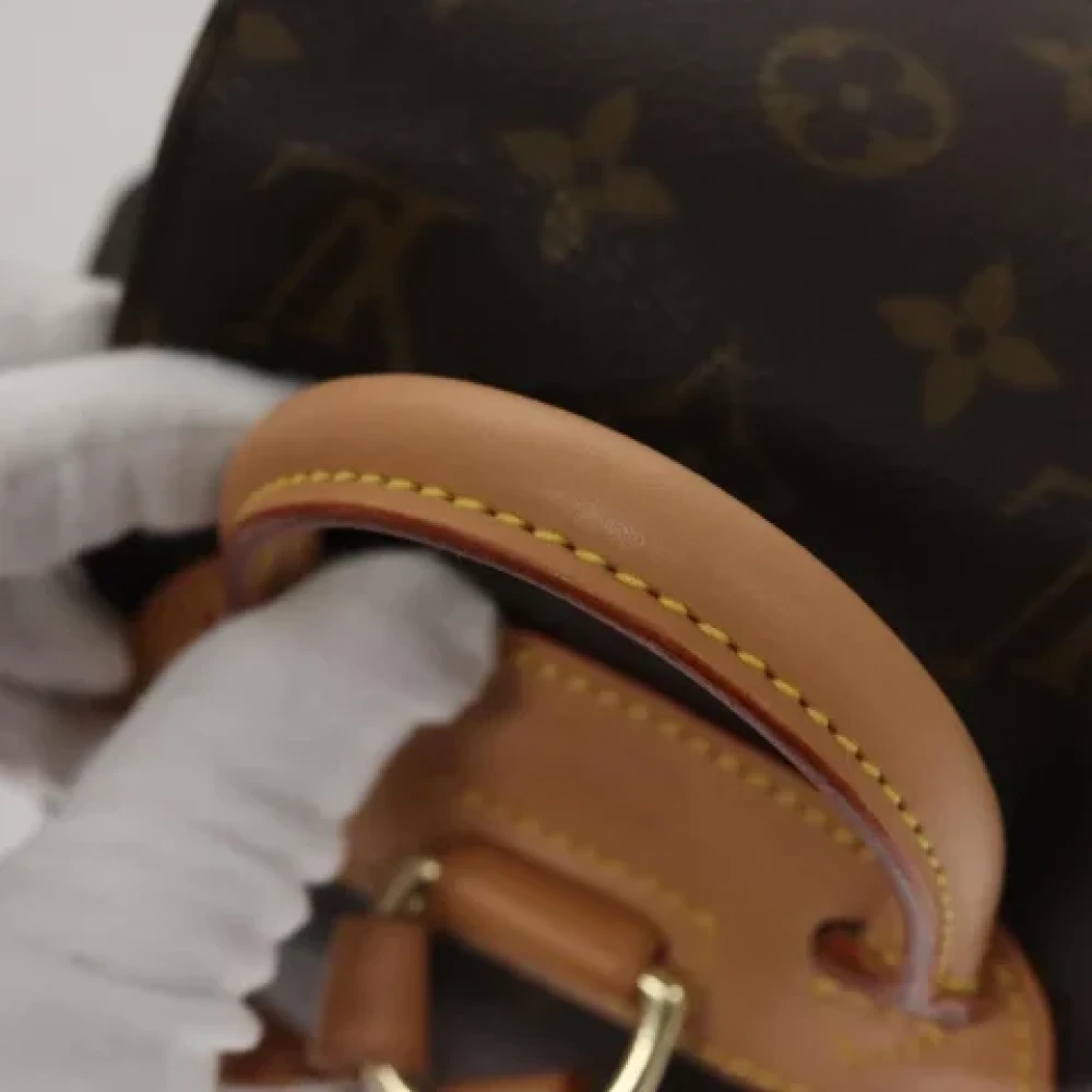 Louis Vuitton Vintage Pre-owned Canvas backpacks Brown Dames