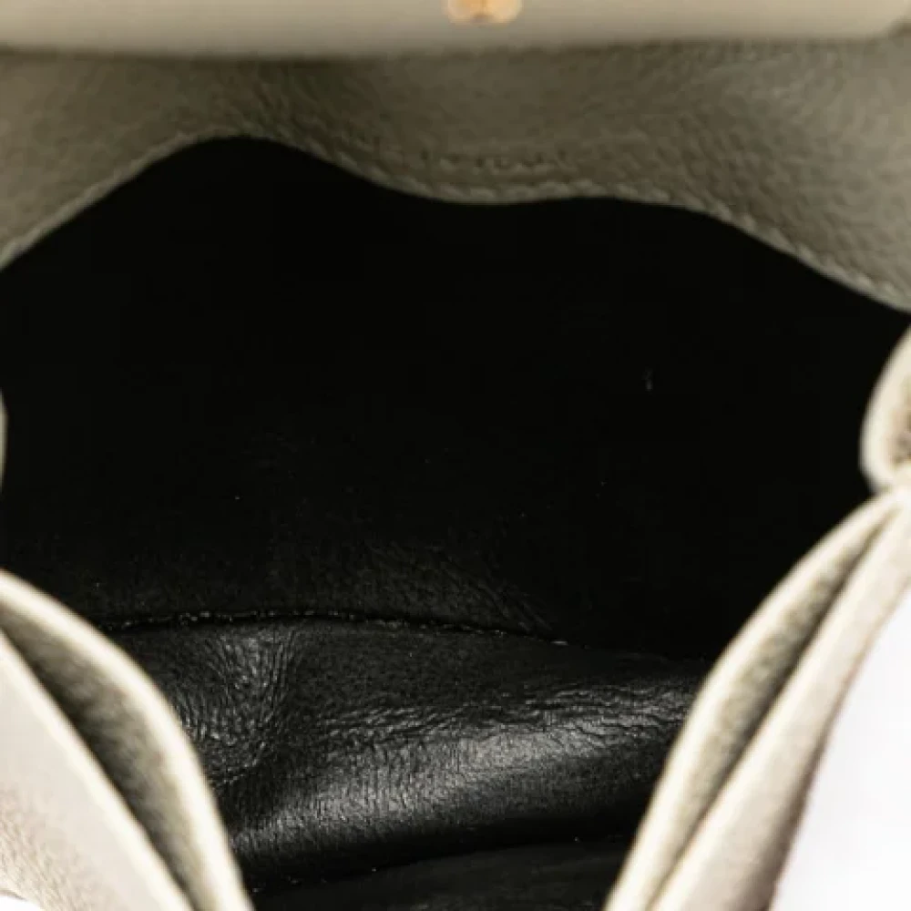 Saint Laurent Vintage Pre-owned Leather wallets White Dames