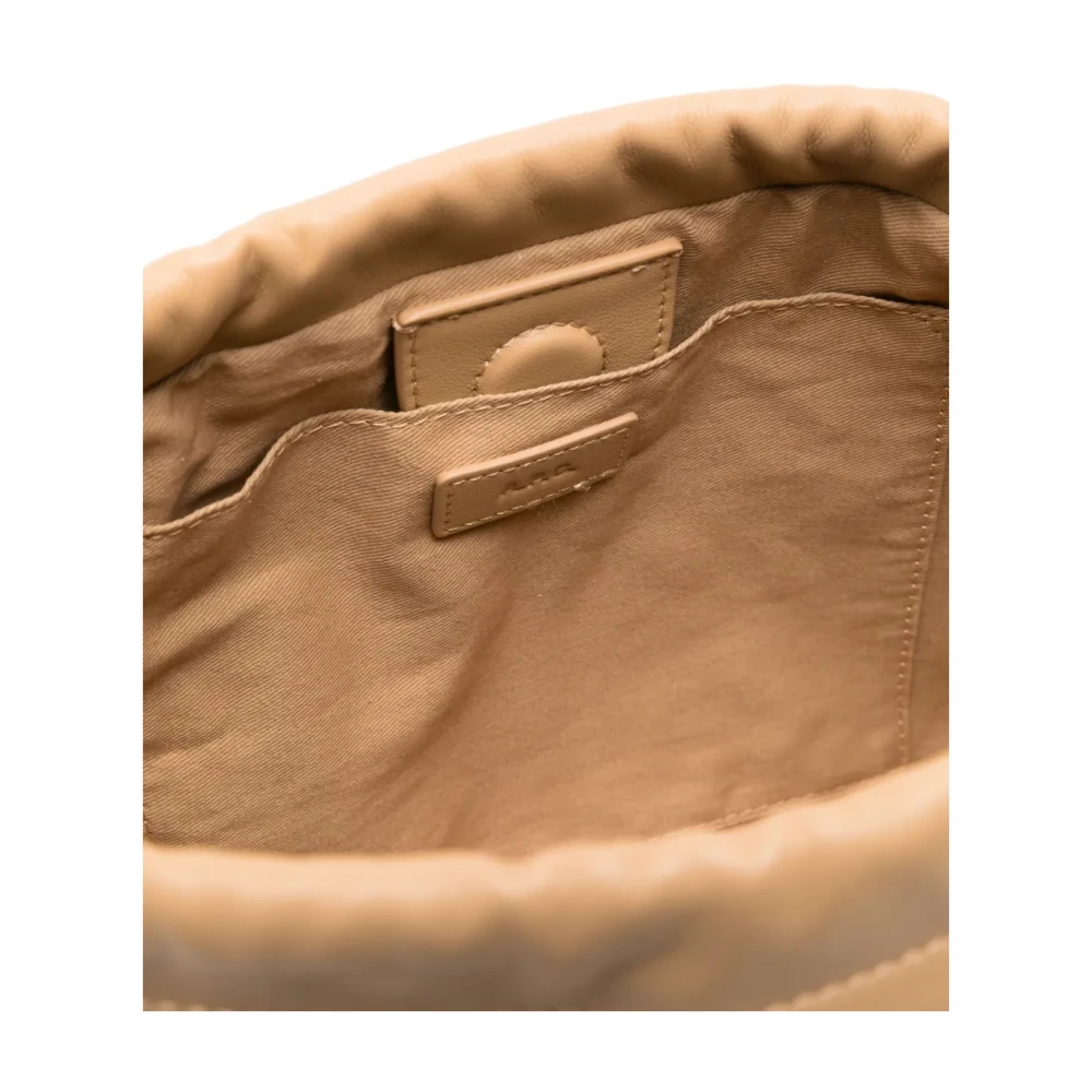 A.p.c. Beige Trekkoord Schoudertas Beige Dames