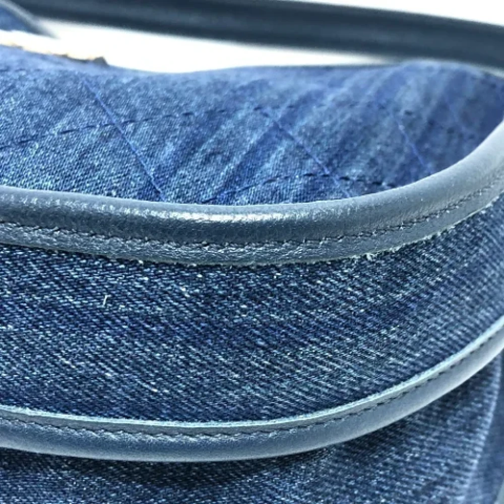 Chanel Vintage Pre-owned Denim chanel-bags Blue Dames