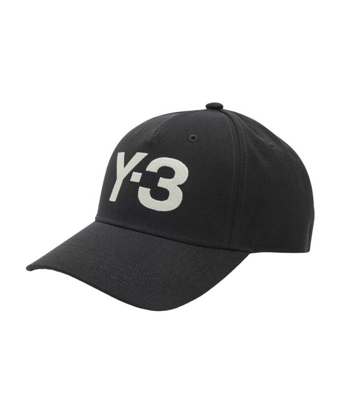 Cappello Trucker in Cotone Ricamato, Y-3, Cappelli