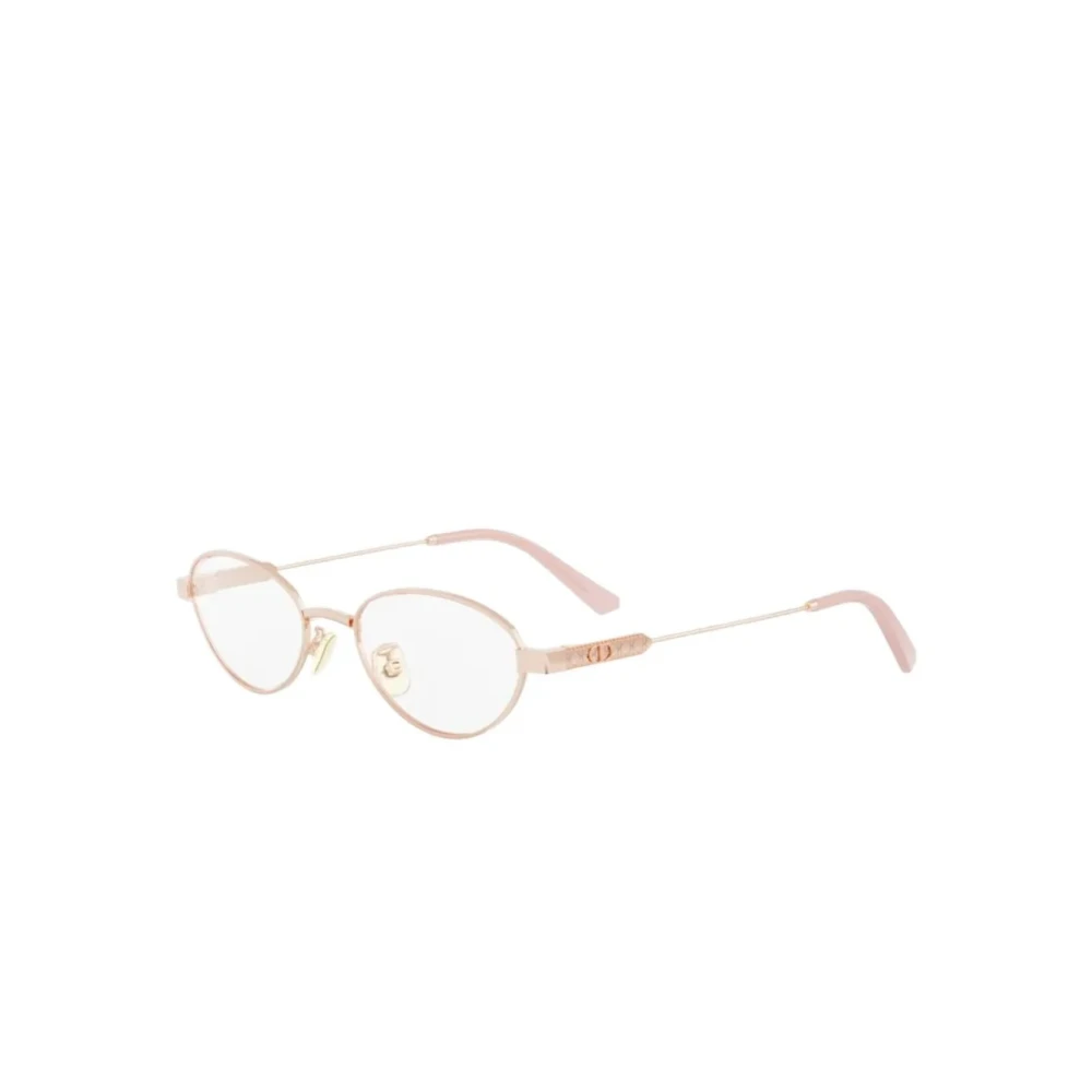 Dior Pink Glasses, Female, 51 Mm, Cannage O B3u Eyeglasses