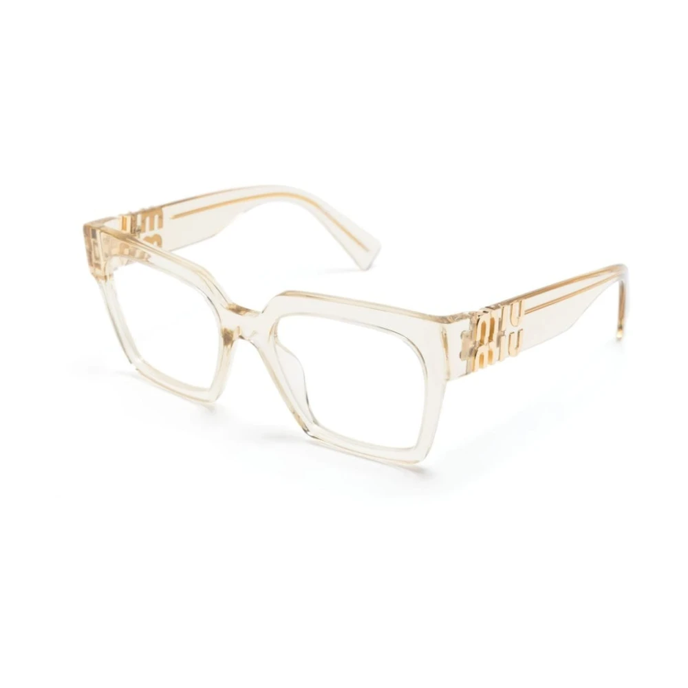 Miu Miu Beige Mu 04Uv 11T1o1 Optical Frame - Female - Glasses - 52 Mm - Accessories