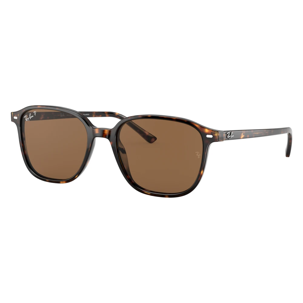 Ray - Ban Unisex Brown Rb2193 Leonard 902/57 Sunglasses Acetate Turtle Squared Polarized - Image 3