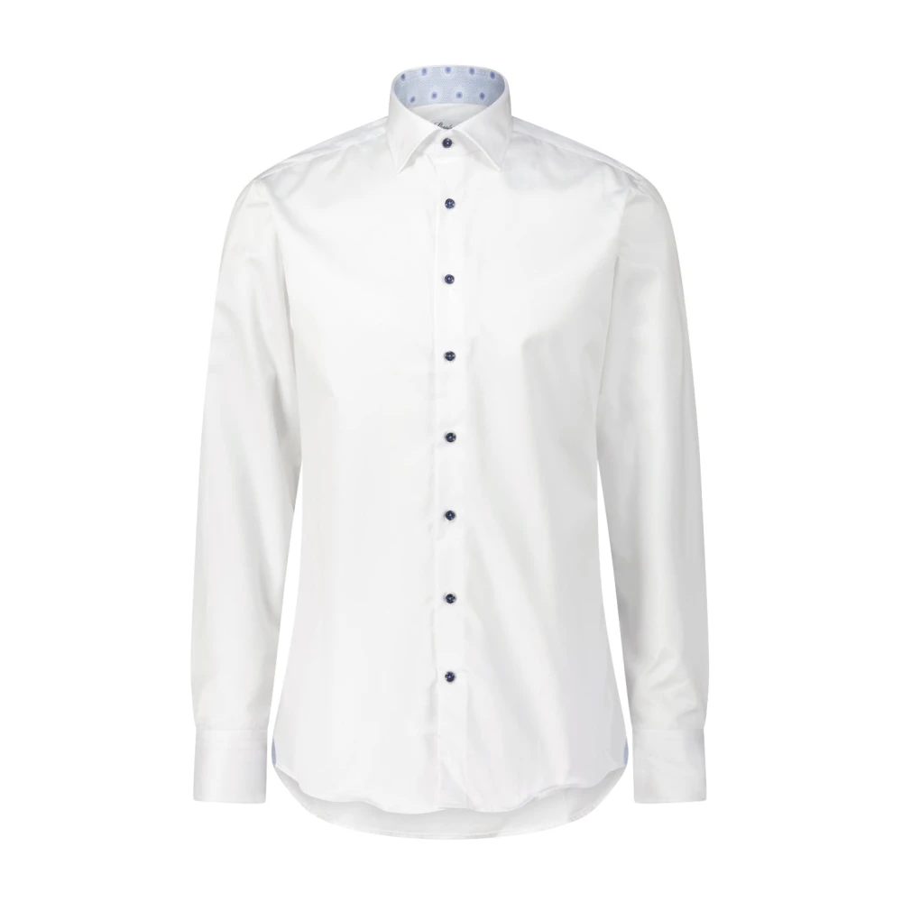 Stenströms Klassieke Katoenen Overhemd White Heren
