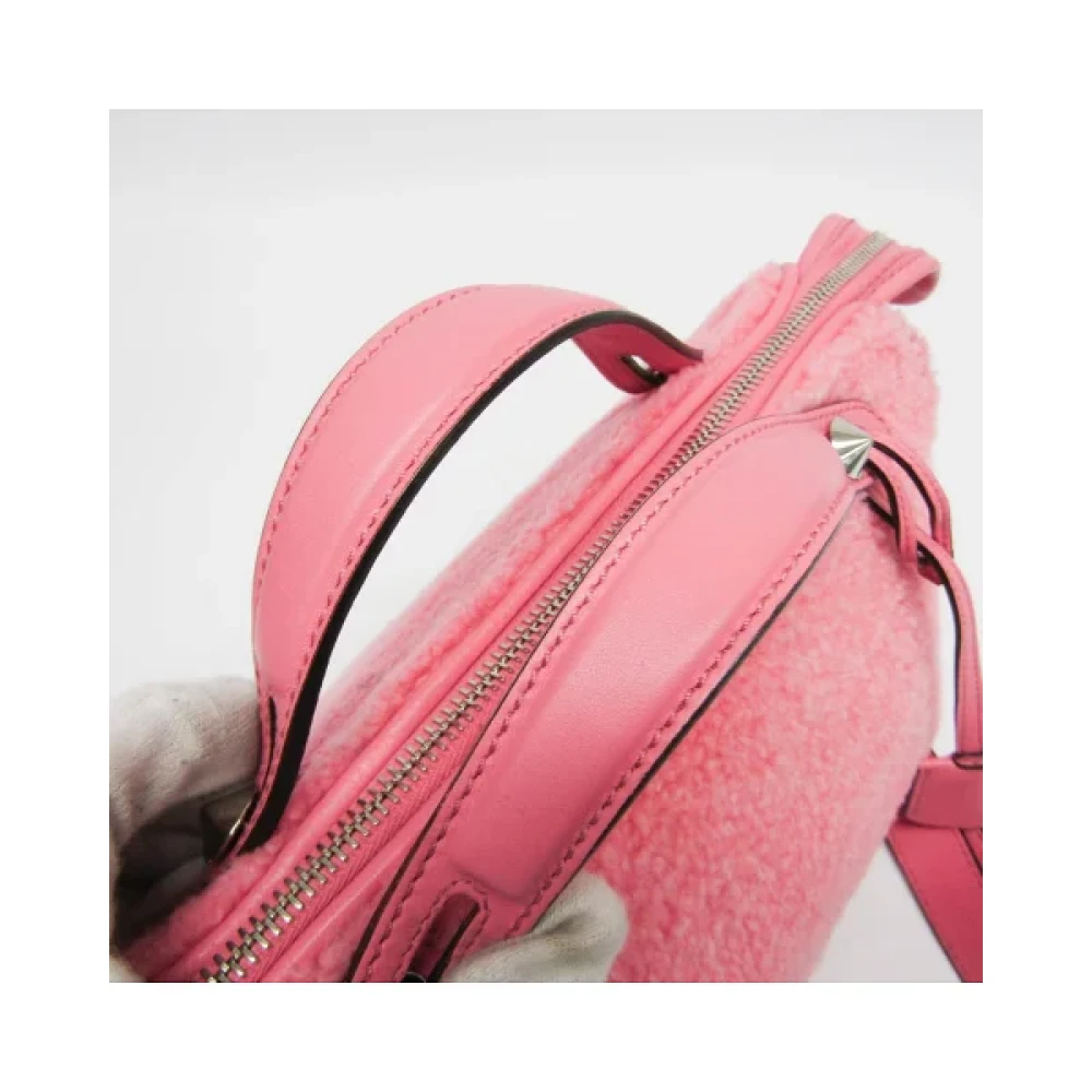 Fendi Vintage Pre-owned Faux Fur fendi-bags Pink Dames