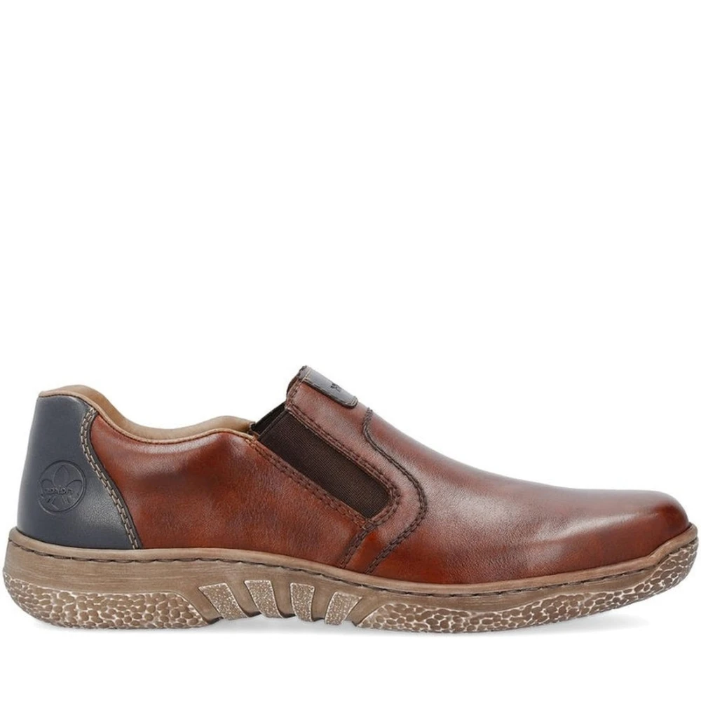 Rieker Men's Brown Loafers - Loafers - 8 Uk - Shoes