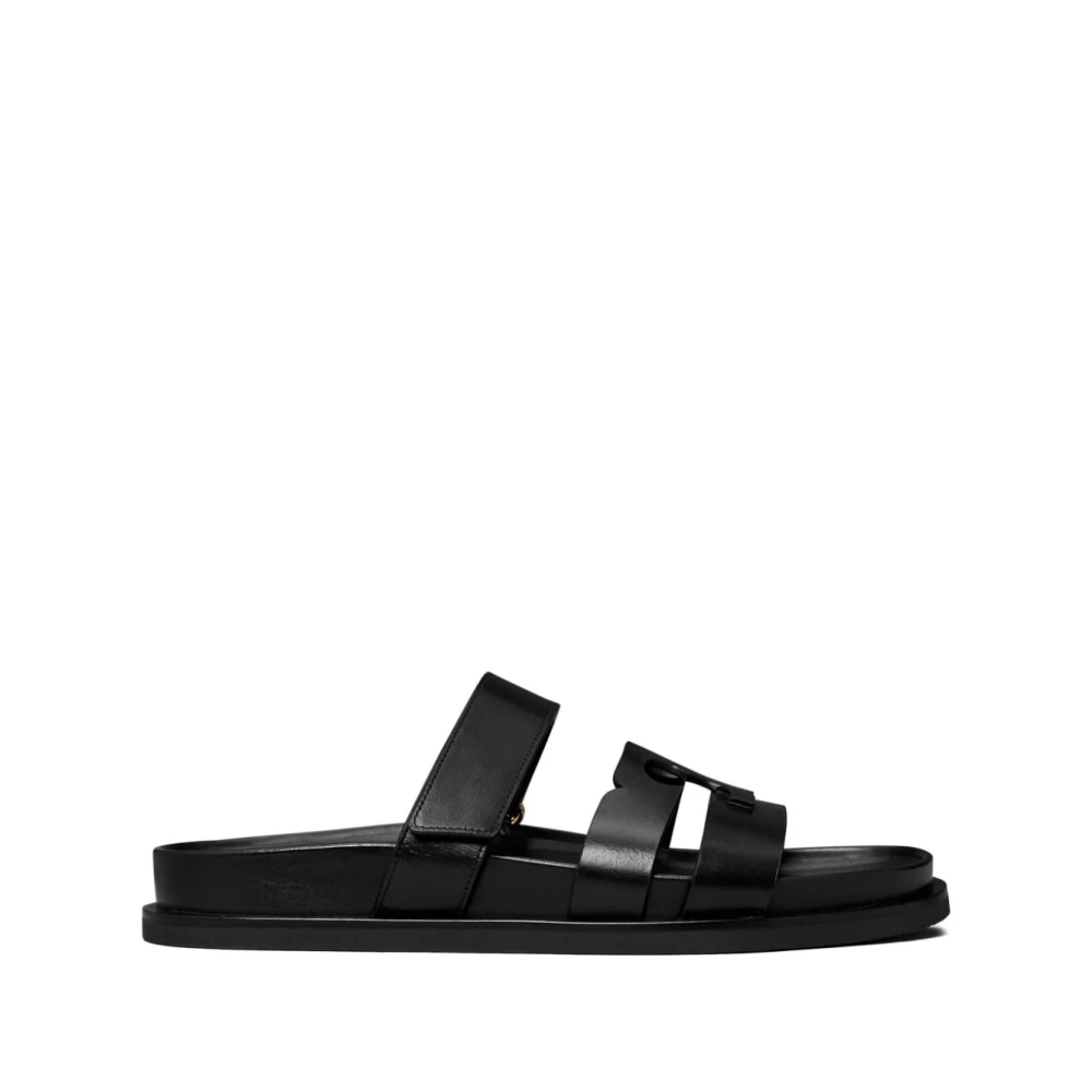 Tory Burch Women's Black Sliders, 3 Uk, Ines Slides