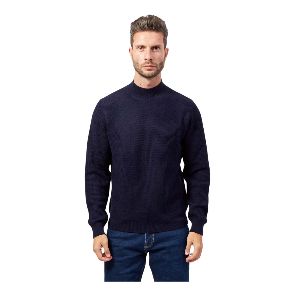 Boss Gebreide pullover met structuurmotief model 'Derano'