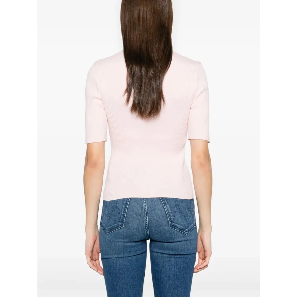 A.p.c. Klassieke Polo in Marineblauw Pink Dames