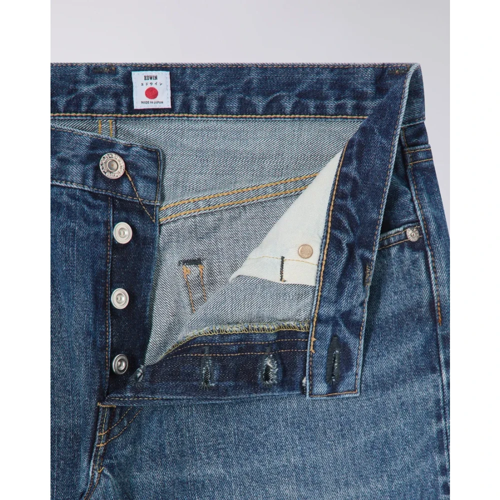 Edwin Tapered Jeans Donkerblauw Denim Blue Heren