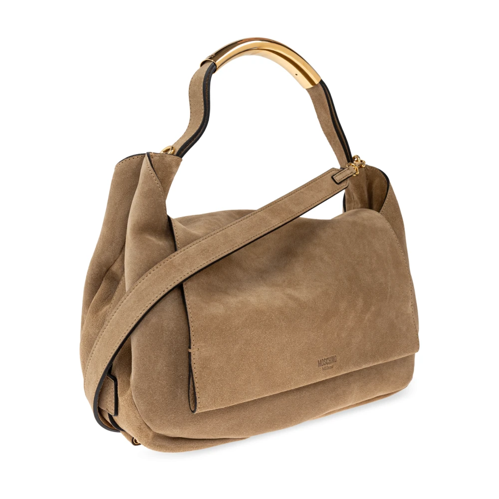 Moschino Suède tas Beige Dames