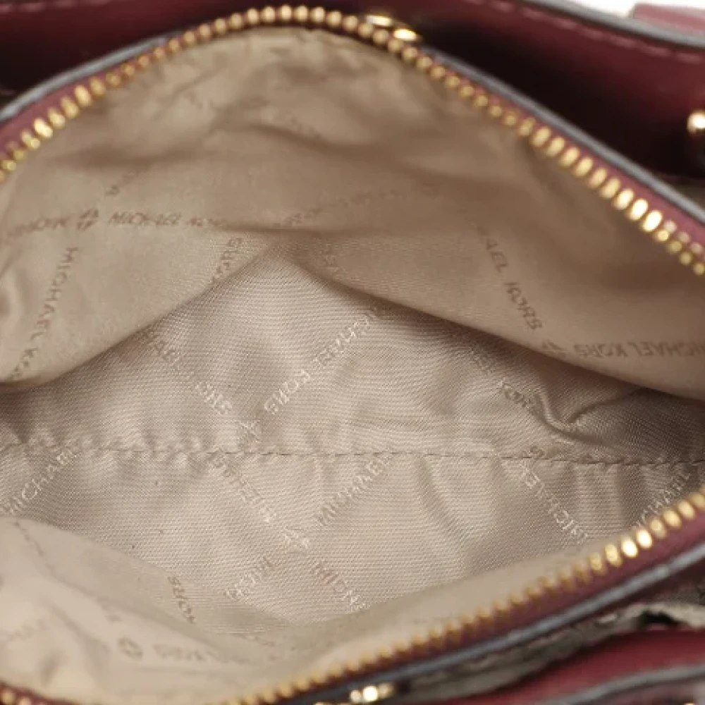 Michael Kors Pre-owned Leather handbags Red Dames