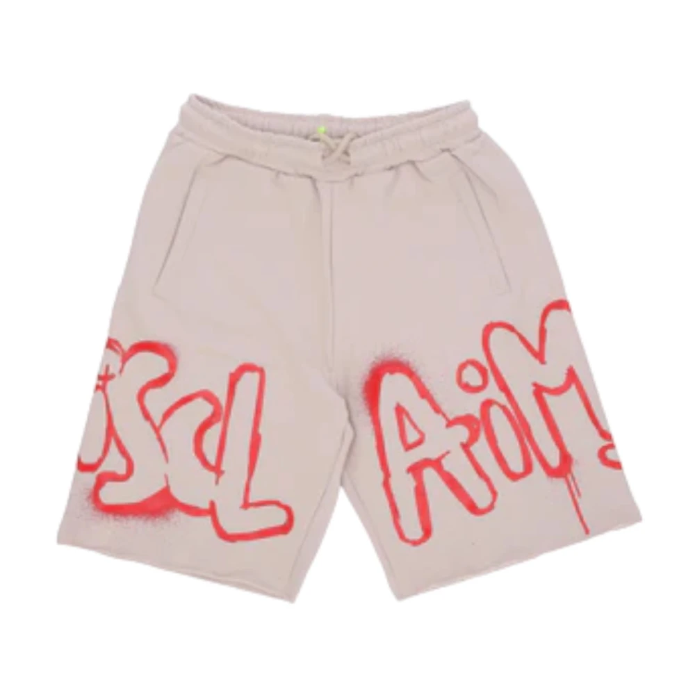 Disclaimer Heren Bermuda Shorts Model 24Eds54215 Katoen Brown Heren