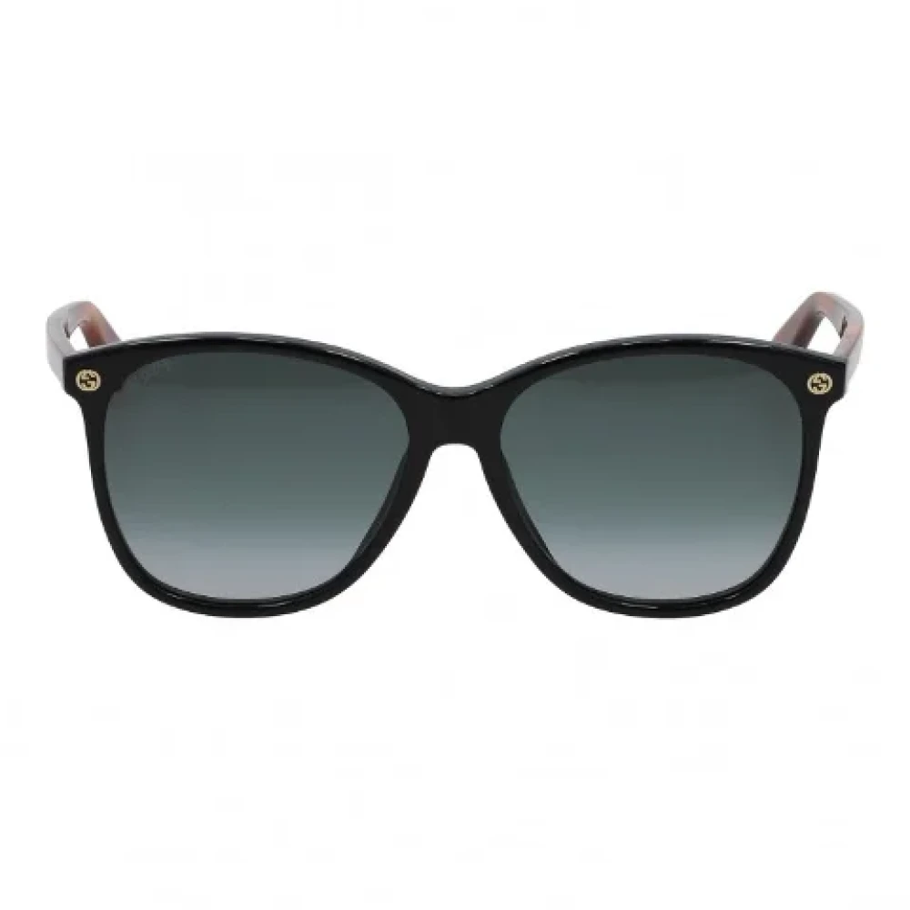 Gucci Vintage Pre-owned Fabric sunglasses Black Dames