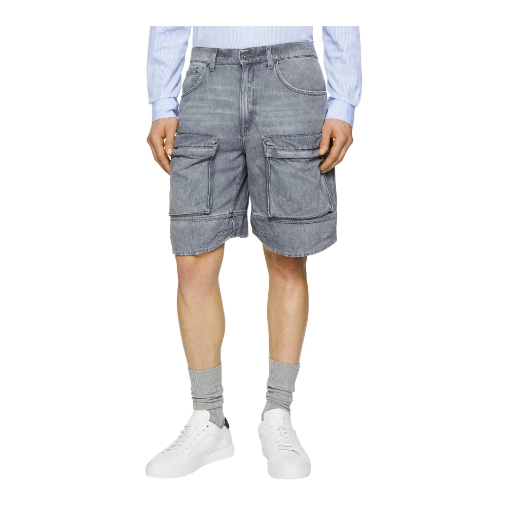Dondup Men's Gray Bermuda - Denim Shorts - W33 - Shorts