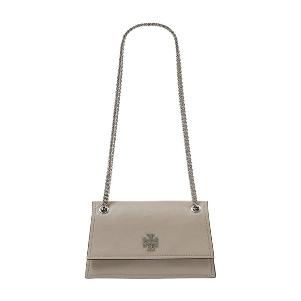 Tory Burch Women's Gray Kira Turnlock Mini Shoulder Bag