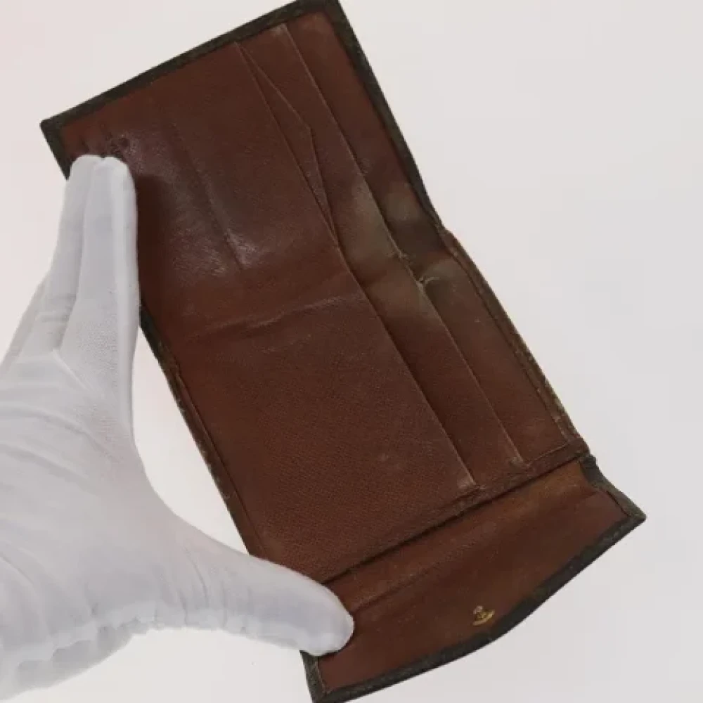 Louis Vuitton Vintage Pre-owned Canvas wallets Brown Dames