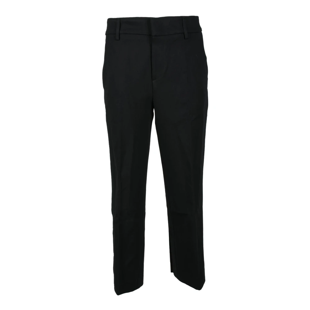 Dondup Elegante Stretch Viscose Blend Broek Black Dames