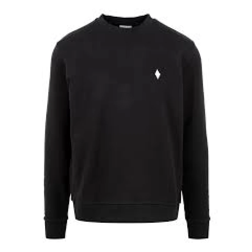Marcelo Burlon Black Sweatshirts, Male, M, Training Shirt