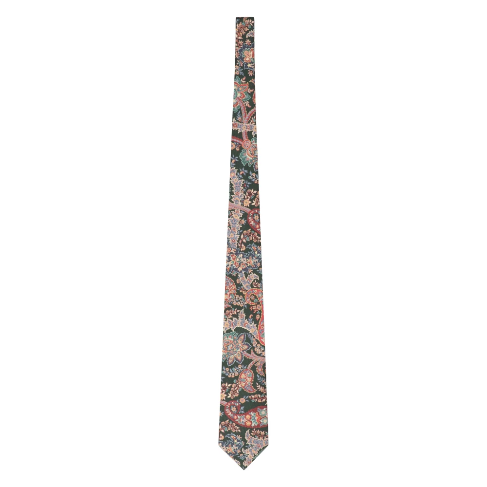 ETRO Zijden stropdas met Paisley-print Multicolor Heren