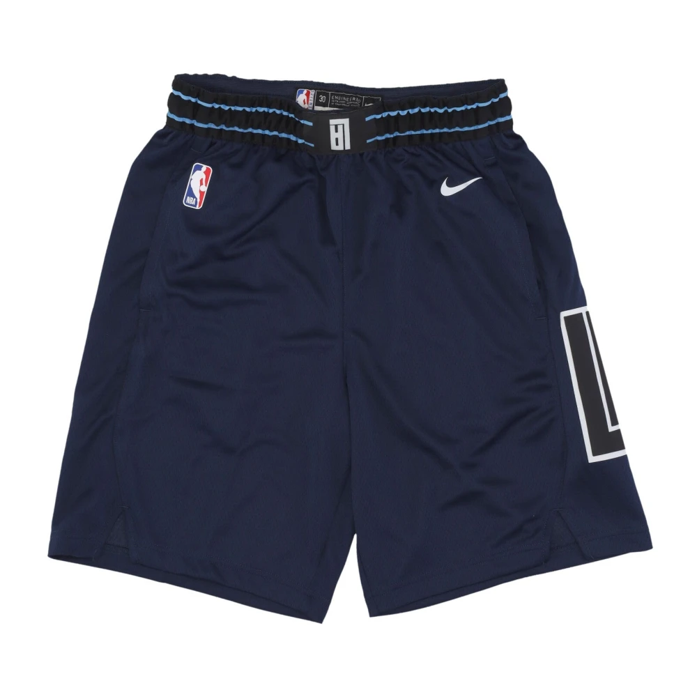 Nike City Edition Basketbal Shorts Loslak 23 Blue Heren