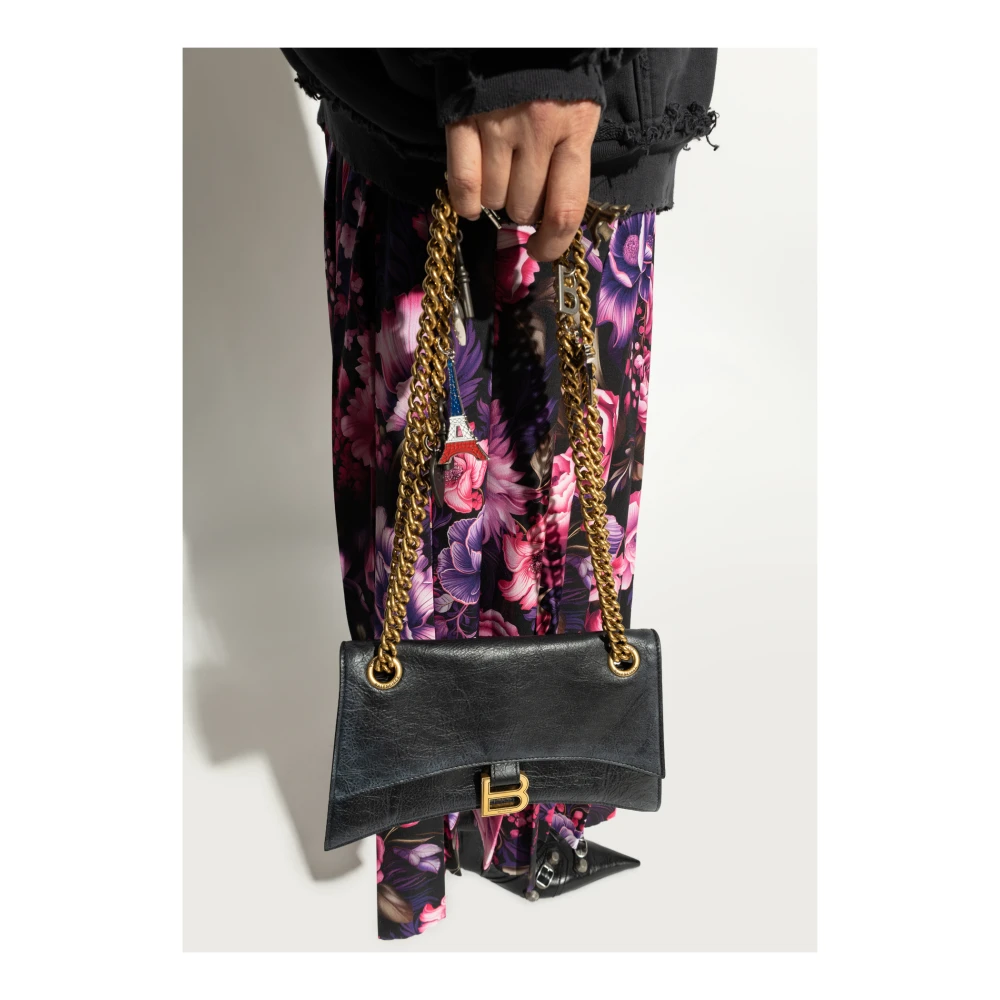 Balenciaga Schoudertas Crush Black Dames
