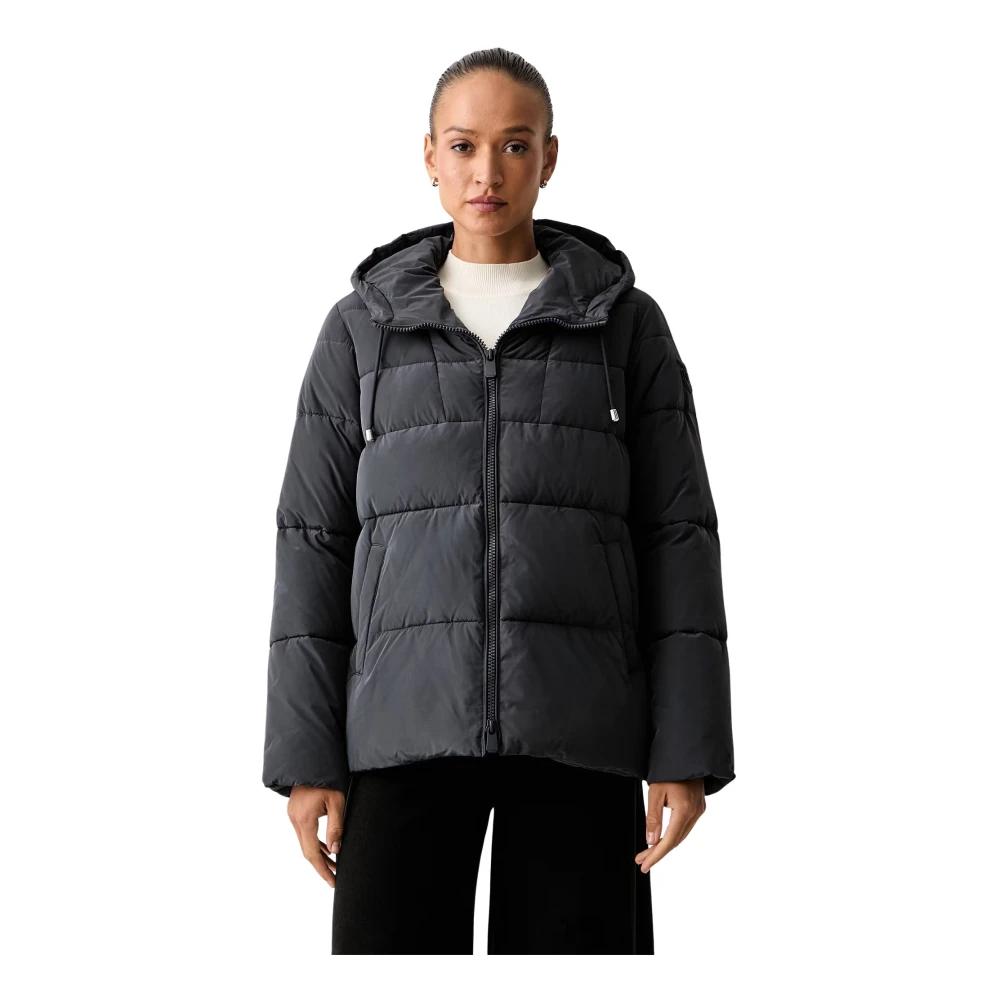 Pinko Donna Nero - Piumino In Tela Tecnica Idrorepellente - 40 - Immagine 3