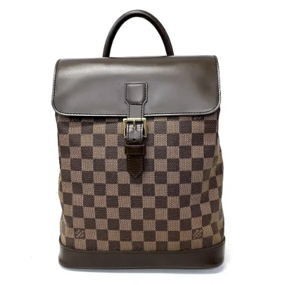 Louis Vuitton Vintage Pre-owned Canvas backpacks Brown Dames