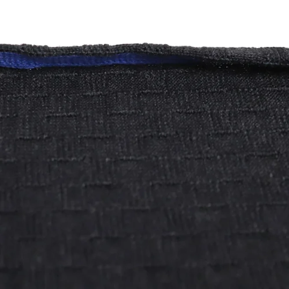Louis Vuitton Vintage Pre-owned Fabric scarves Black Dames