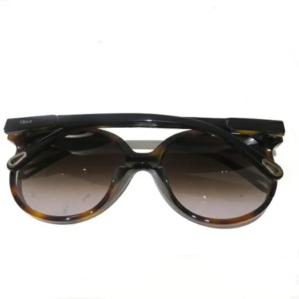 Chloé Pre-owned Glass sunglasses Black Dames
