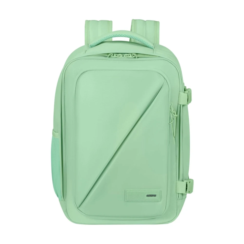 American Tourister Praktische en functionele handbagage rugzak Green Unisex