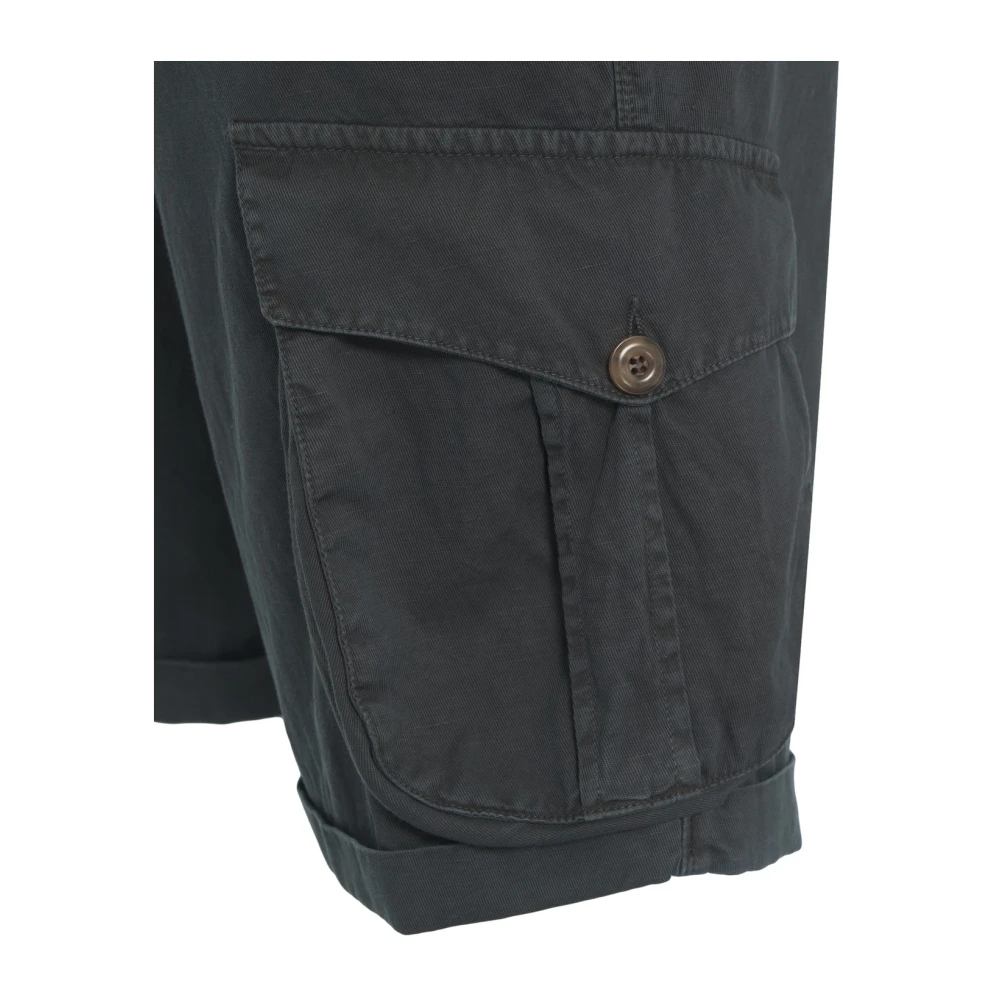 Myths Zwarte Cargo Bermuda Shorts Stijlvol Black Heren