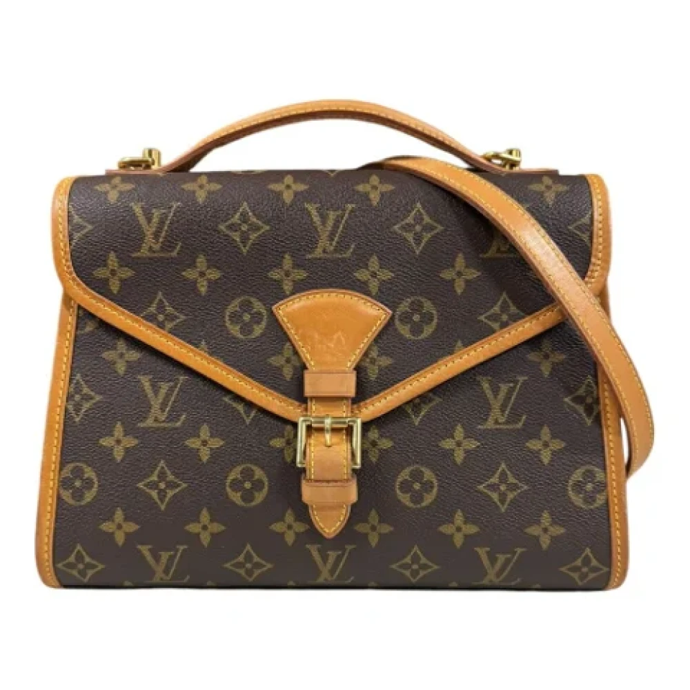 Louis Vuitton Vintage Pre-owned Canvas shoulder-bags Brown Dames