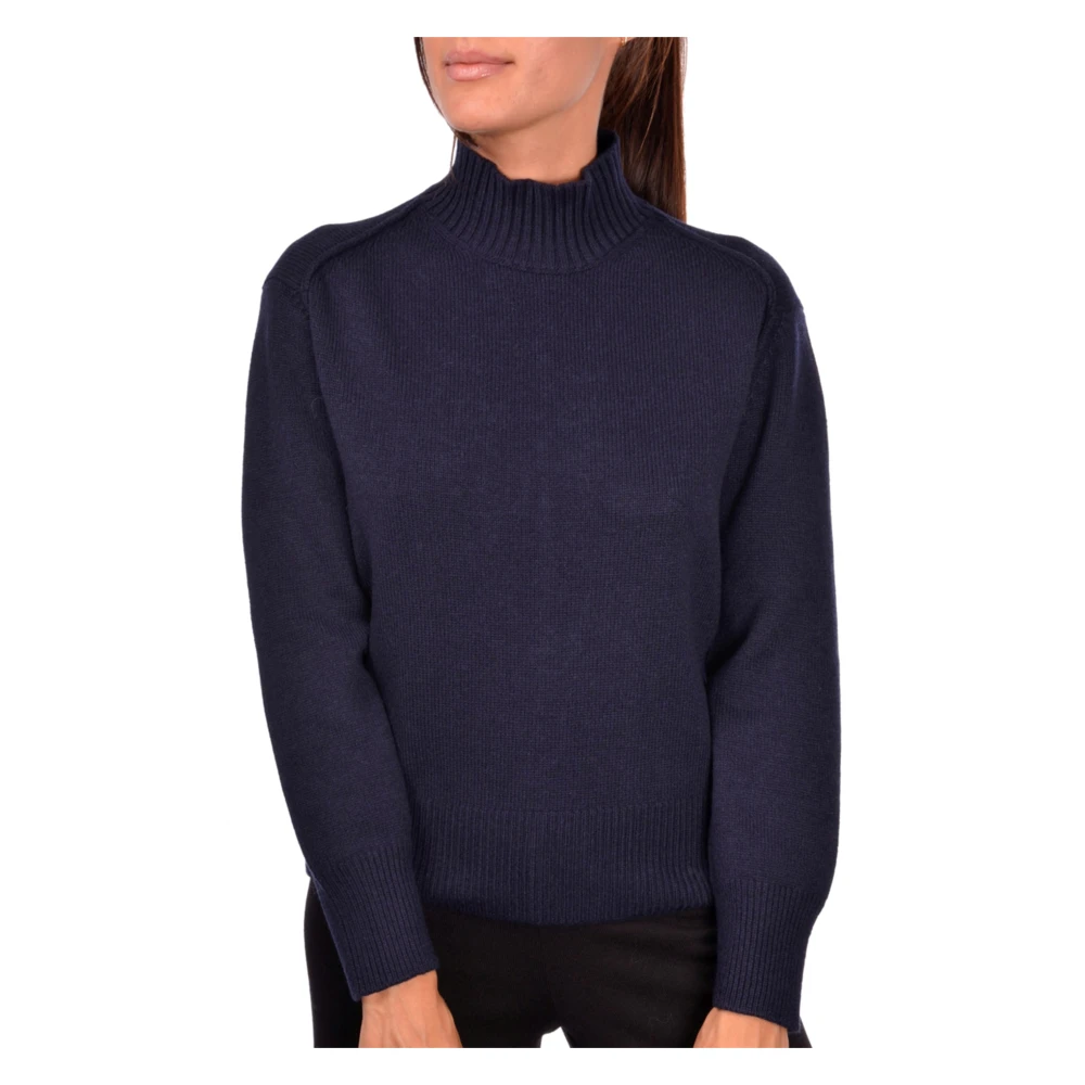 Gran Sasso Stijlvolle Lupetto Trui Blue Dames