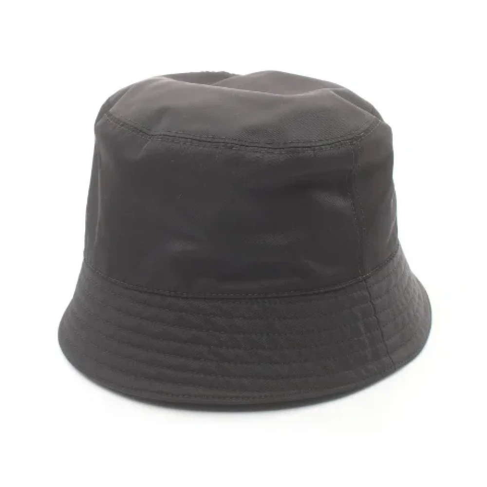 Prada Vintage Pre-owned Fabric hats Black Dames