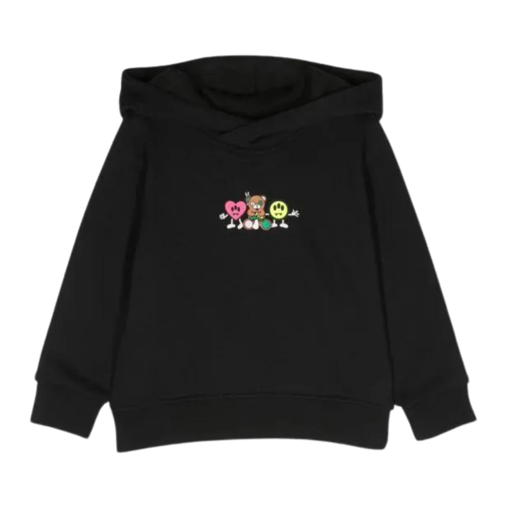 Barrow Psychedelic Smile Hoodie Sweater Black, Flicka