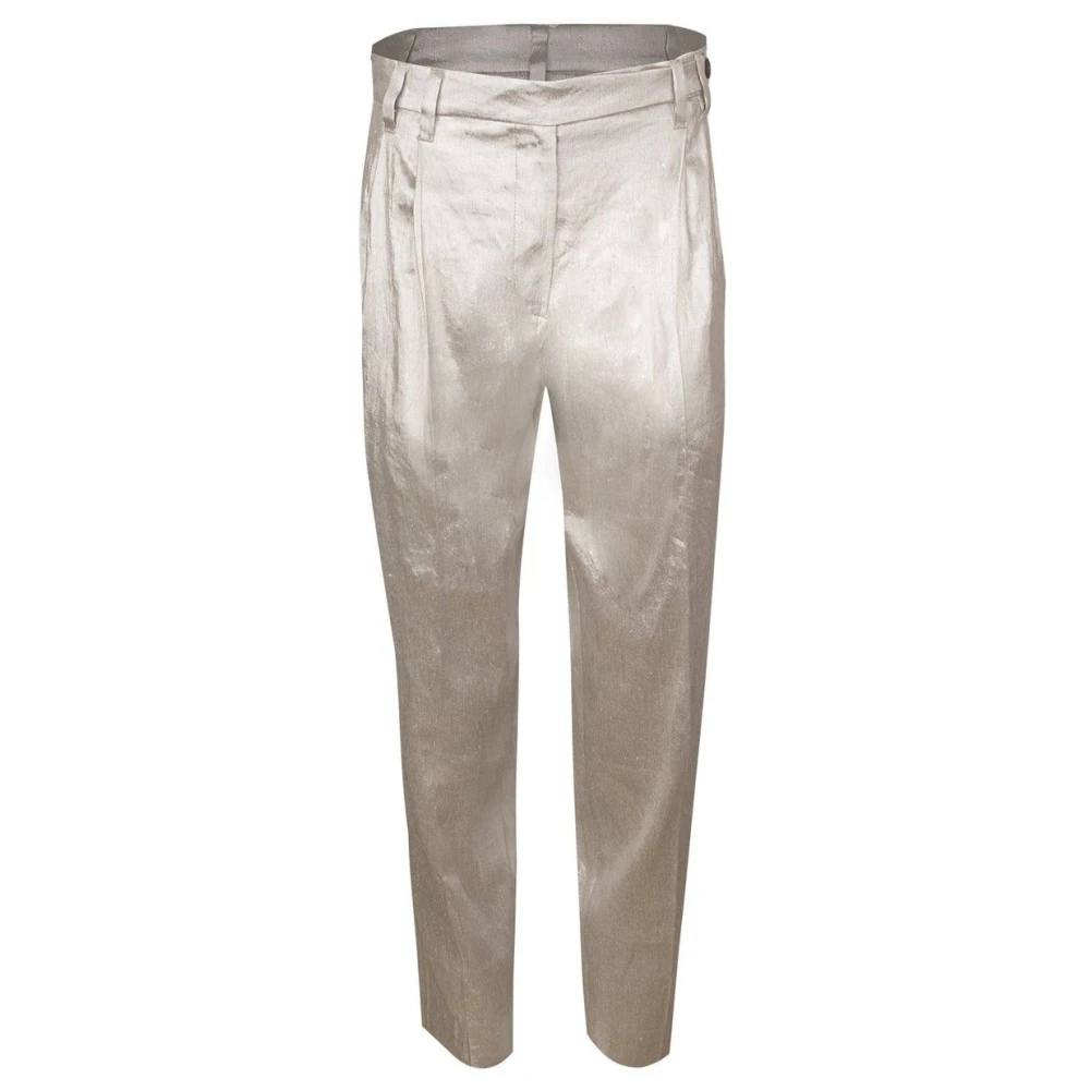Trousers > Straight Trousers - - Brunello Cucinelli - Modalova