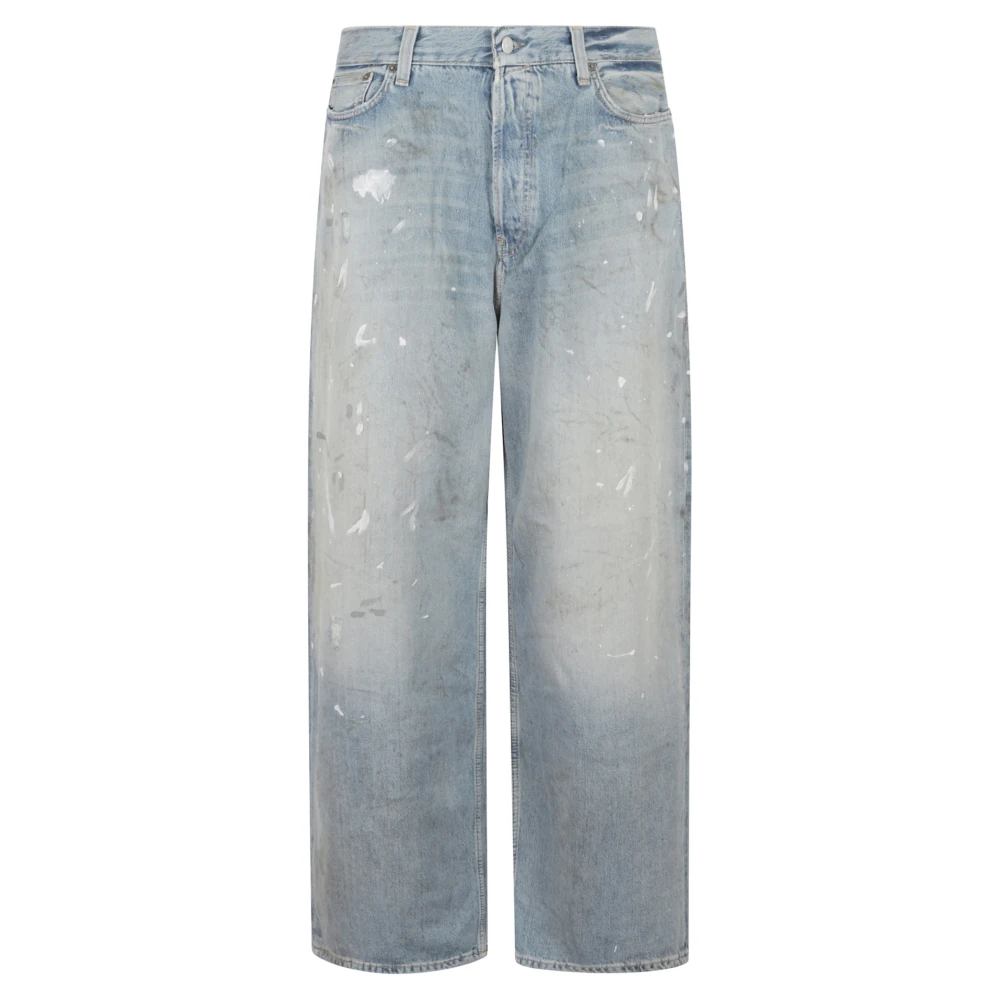 Acne Studios Men's Blue Straight Fit Jeans, M, Jeans