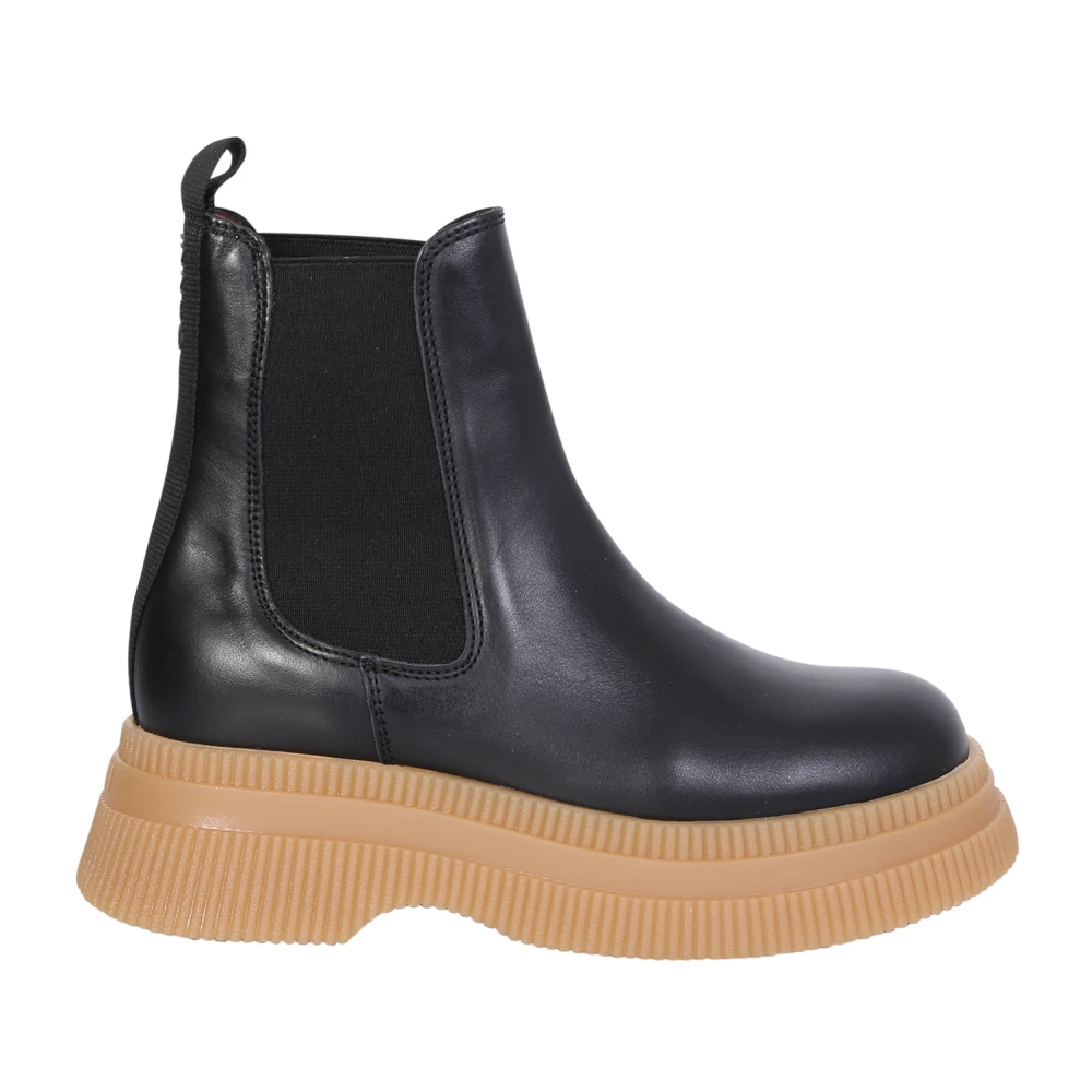 Ganni Women's Black Ankle Boots For