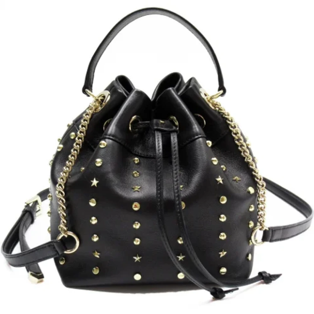 Jimmy Choo Pre-owned Leather handbags Black Dames