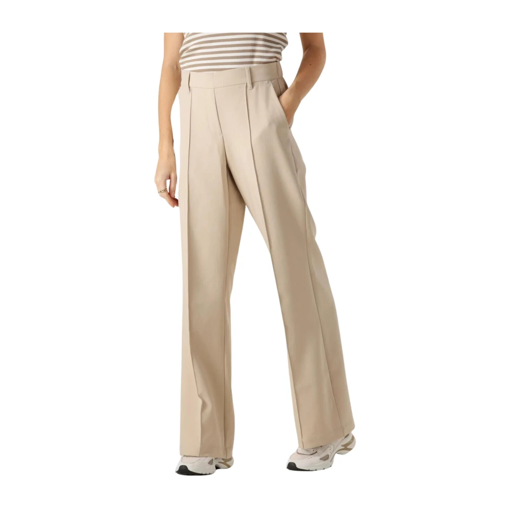 Nukus Jill Pants in Zandkleur Beige Dames