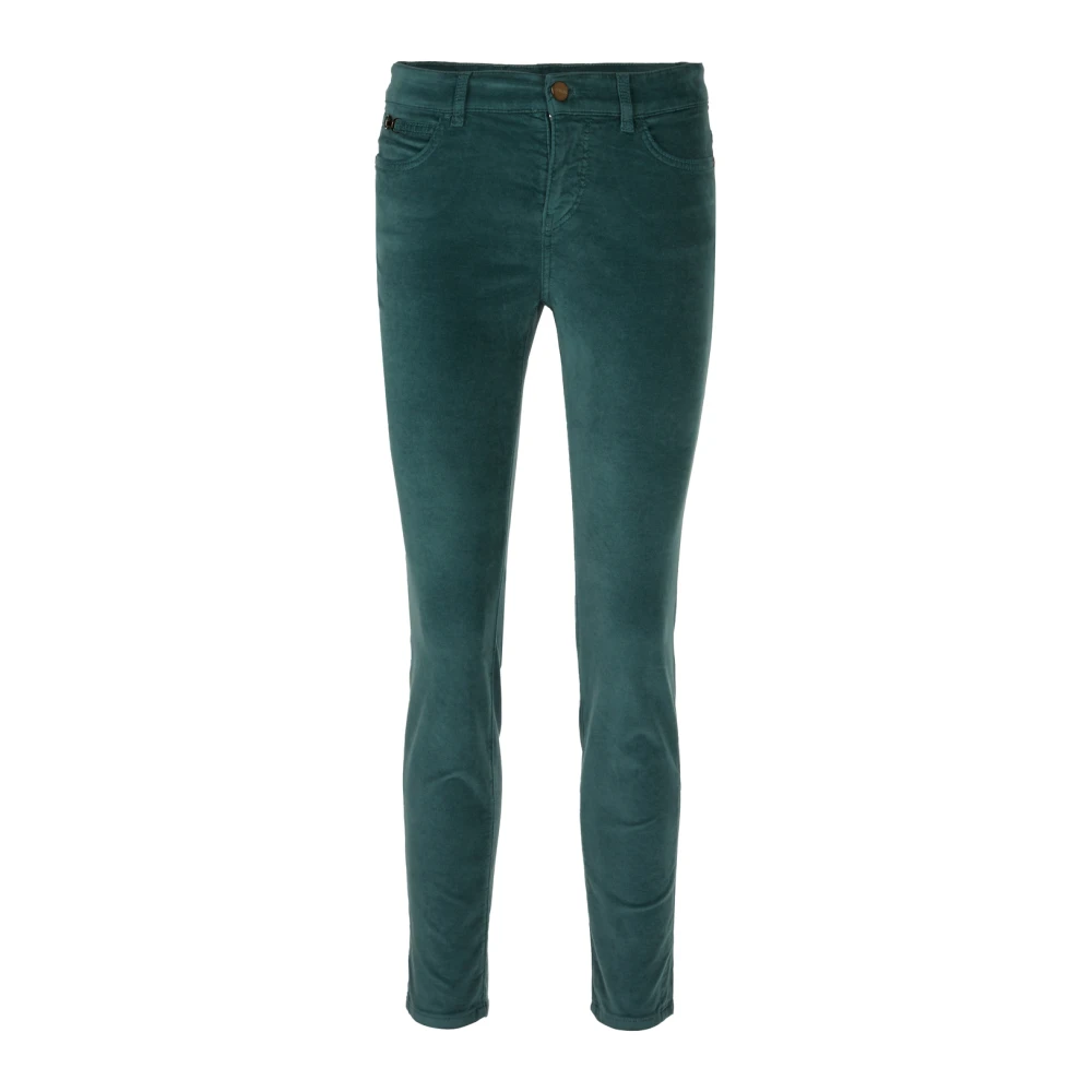 Marc Cain Silvi Fluweel Broek Green Dames