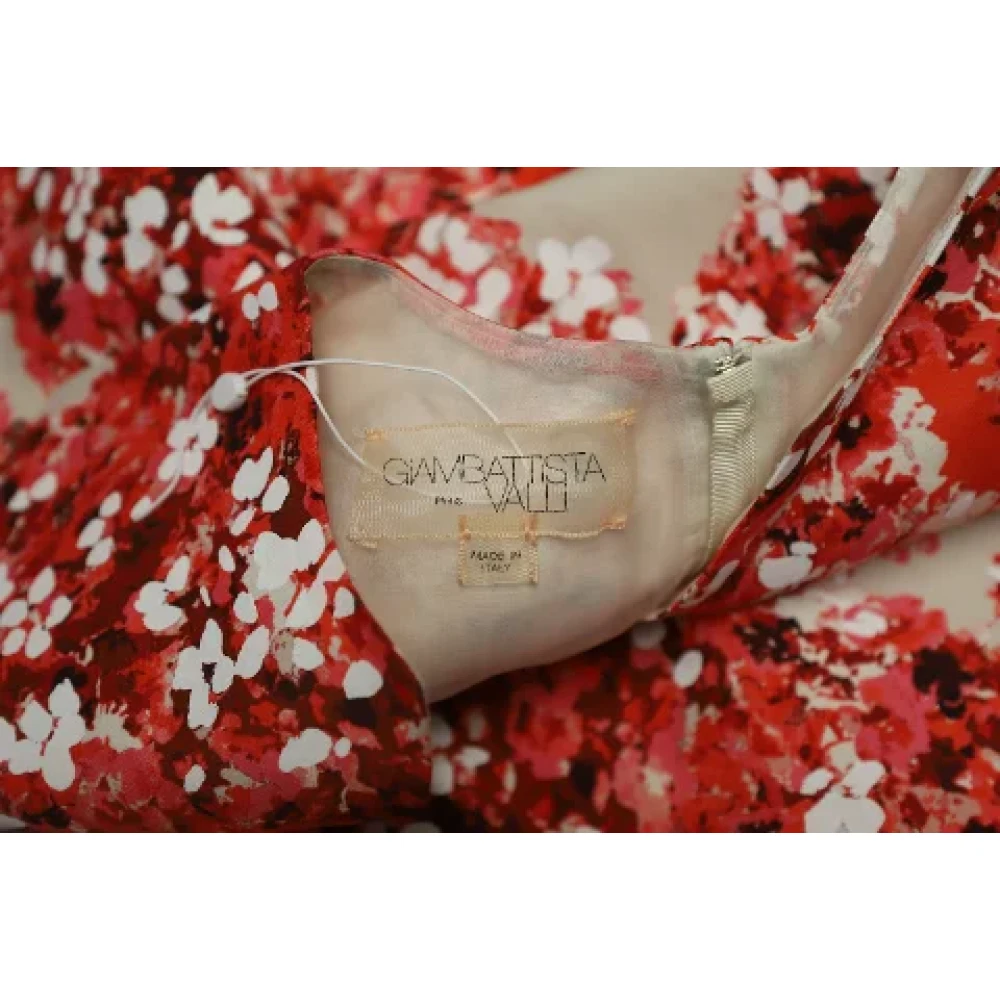 Giambattista Valli Pre-owned Cotton dresses Red Dames