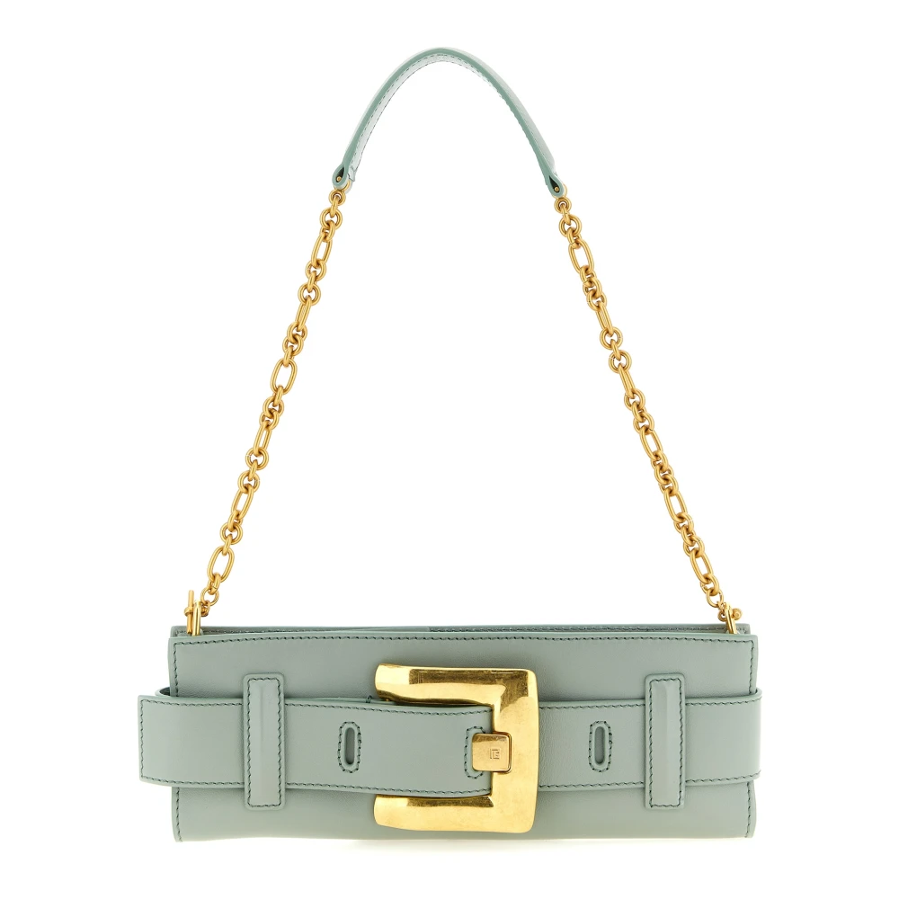 Balmain Green Anthem Clutch - Female - Shoulder Bags - One Size - Bags
