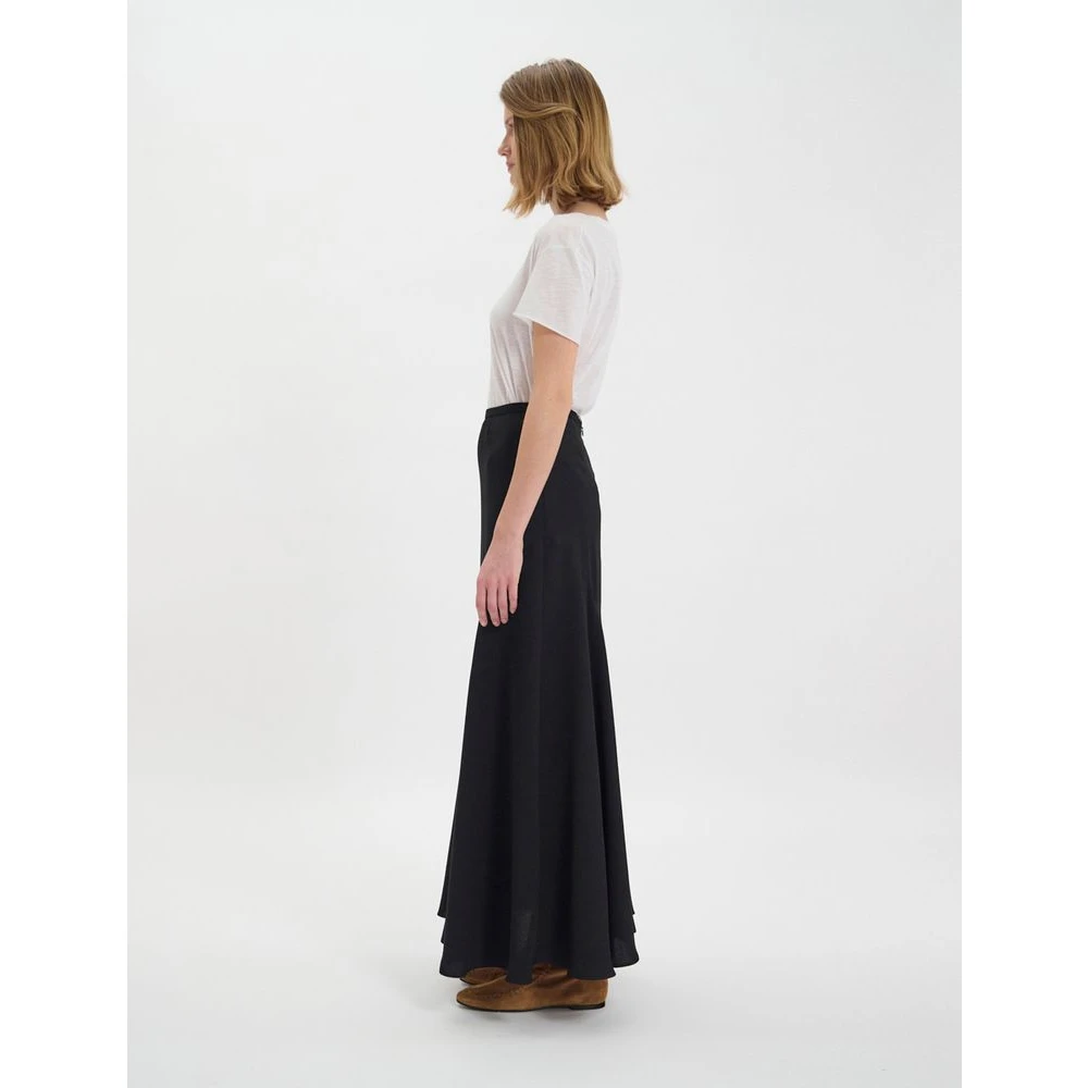 Ines De La Fressange Paris Velvette Skirt Black Dames