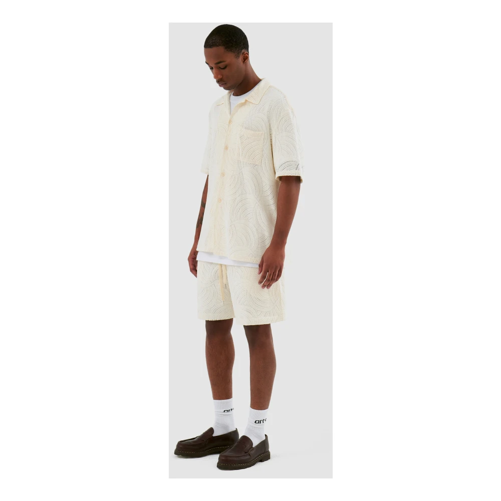 Arte Antwerp Stan Croche Casual Shorts Beige Heren