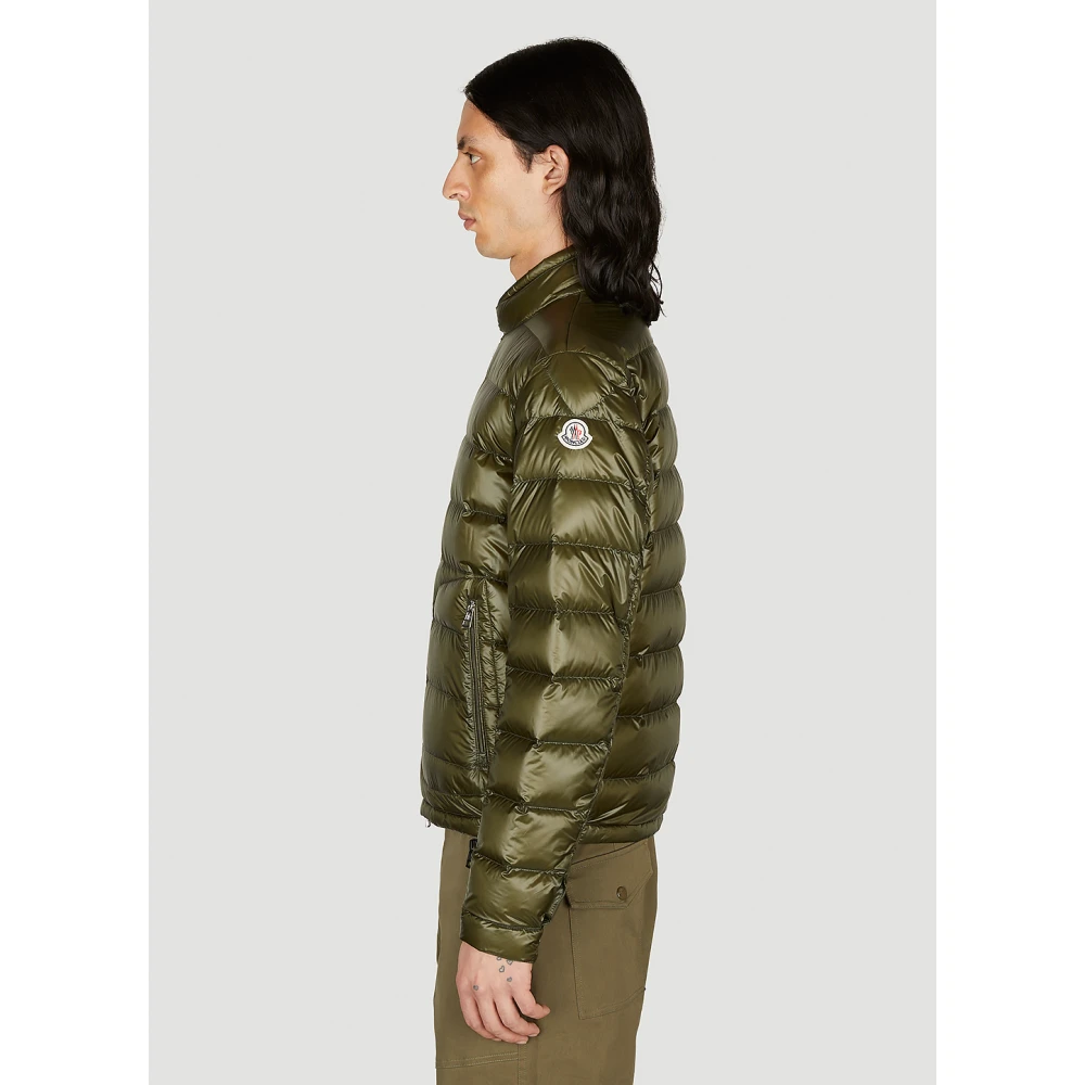 Moncler Quilted Shell Jacket Green Heren