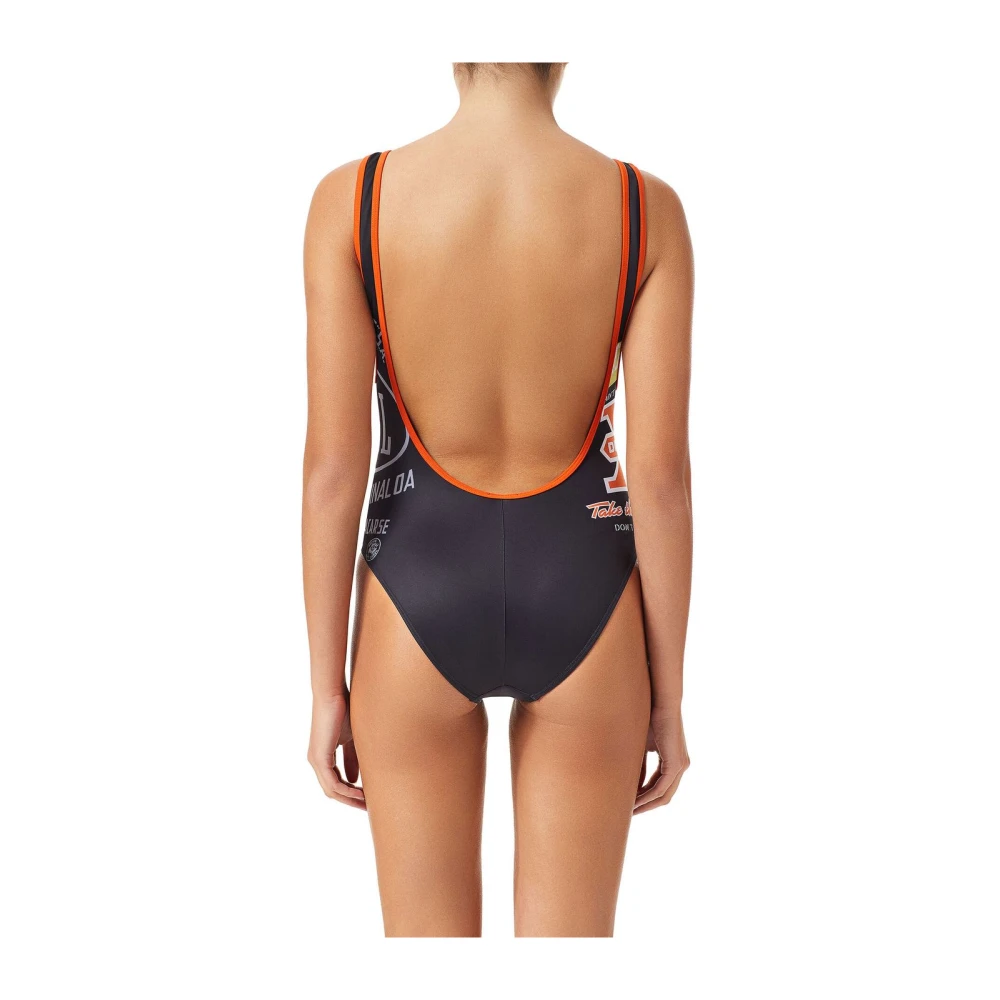Diesel Stijlvolle Eendelig Badpak Black Dames
