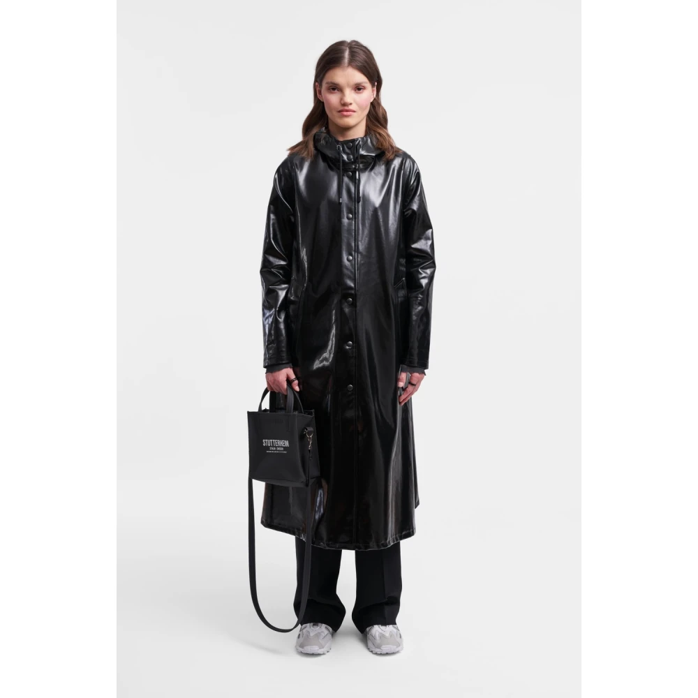 Stutterheim Opal A-Line Regenjas voor Vrouwen Black Dames